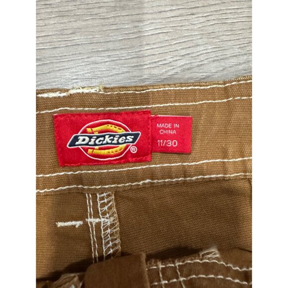 Dickies Cargo Carpenter Straight Tan Pants Size 11/30 - Picture 5 of 6